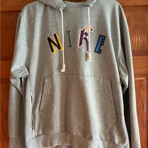 Nike Multicolor Logo Gray Men's Sweater